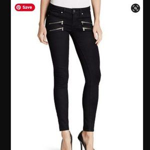 Paige Edgemont Skinny Jeans Size 25 Black